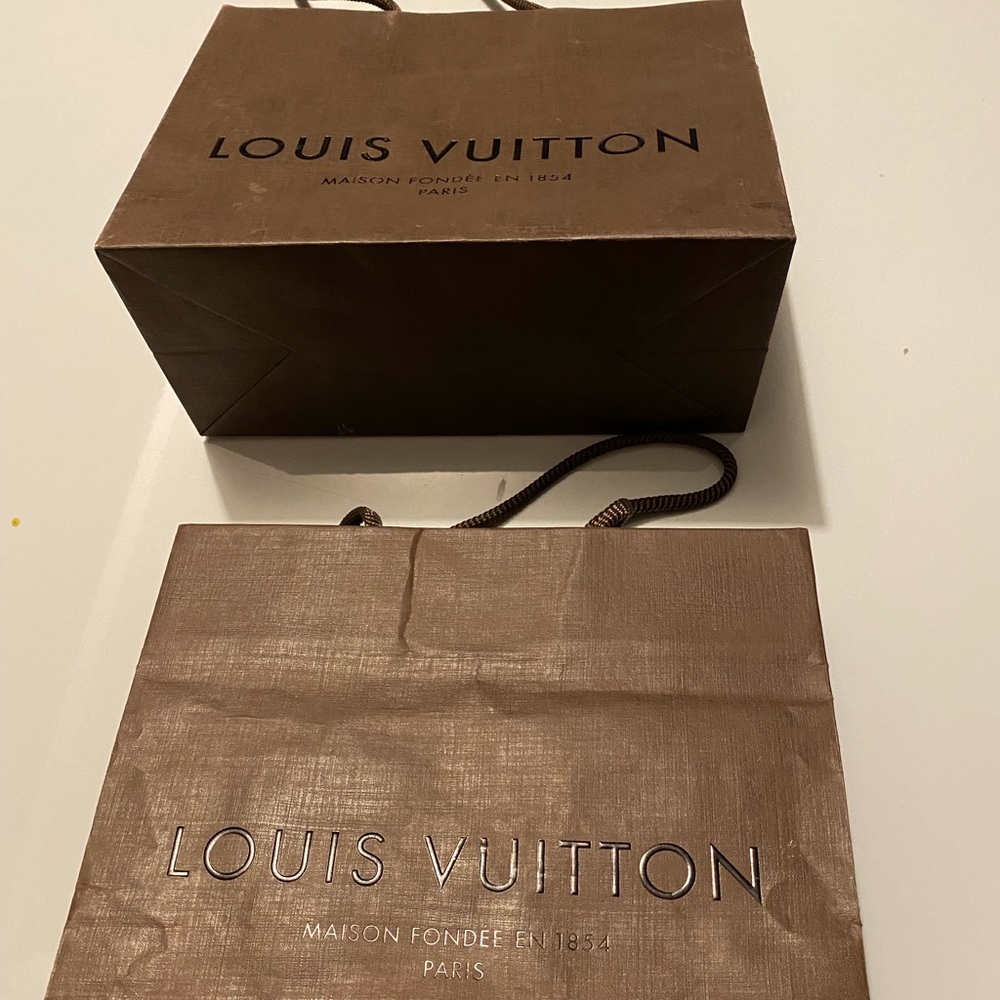 Louis Vuitton set of 2 store bags
